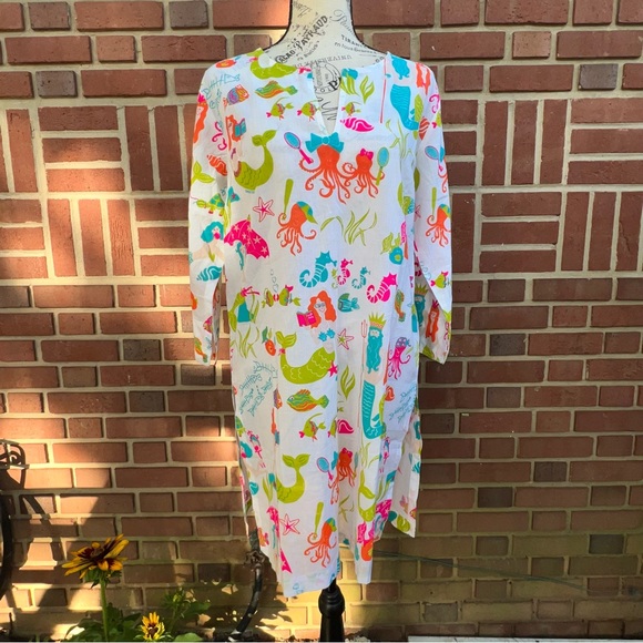 Gretchen Scott Mermaid Swim Coverup - Picture 2 of 12